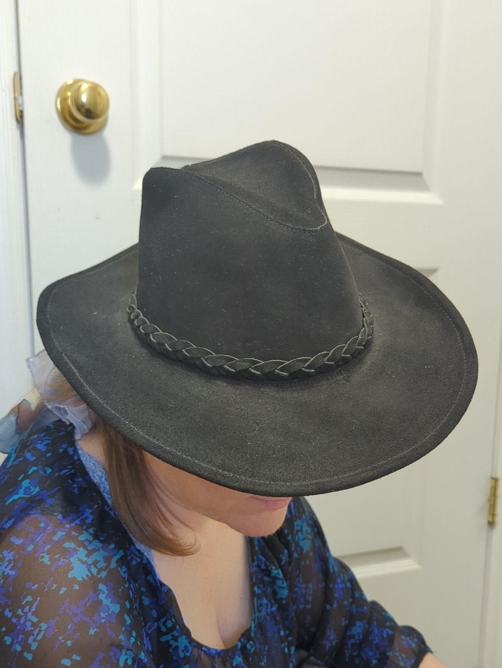 Leather Cowboy Hat